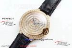 Perfect Replica Iced Out Ballon Bleu De Cartier Diamond Pave Dial 42mm Watch 